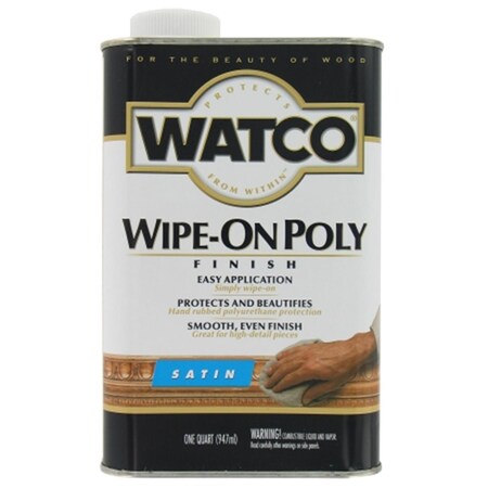 Zinsser 1 Quart Satin Wipe On Poly 68141